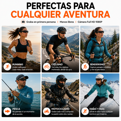 Gafas Deportivas con Cámara