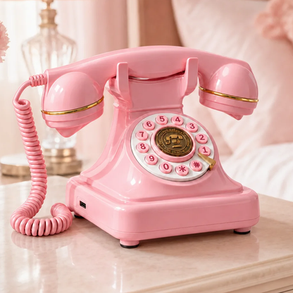 Teléfono retro que contesta tu móvil